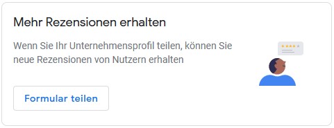 Google Rezensionen Formular teilen