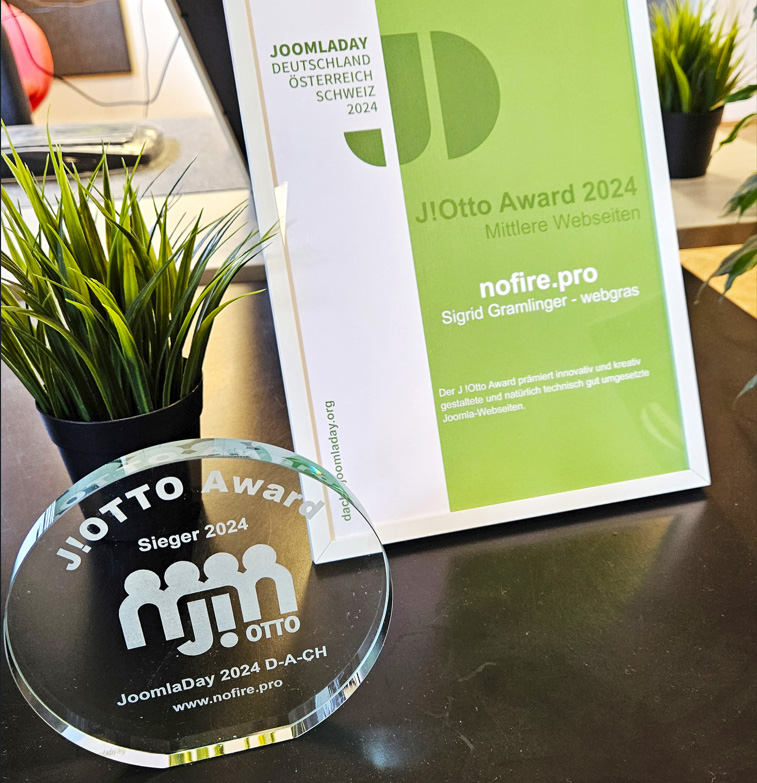 J!Otto Website-Preis f&uuml;r webgras